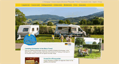 Desktop Screenshot of camping-kirchzarten.de